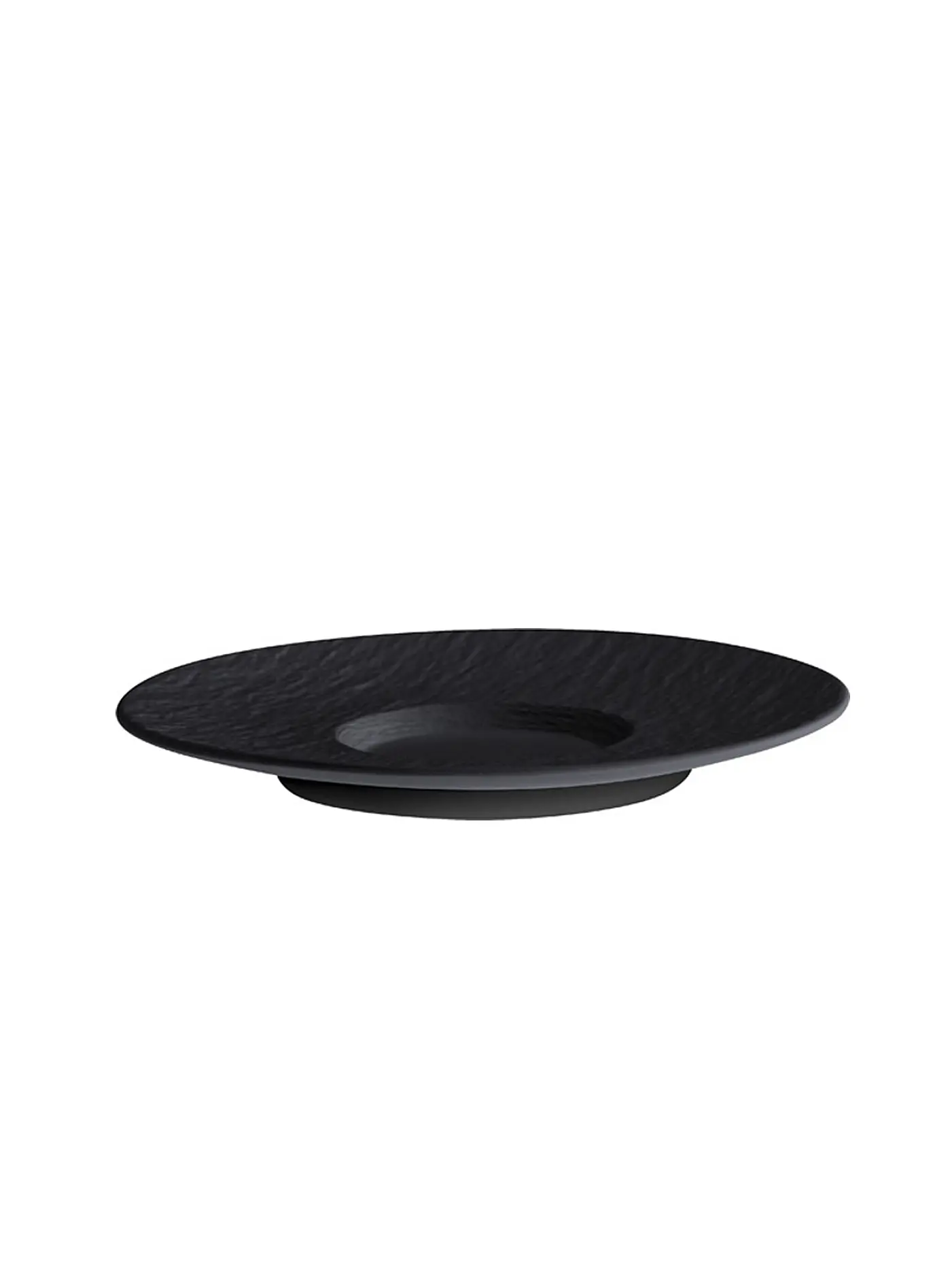 VILLEROY & BOCH | Cafe au Lait Unterteller "Manufacture Rock" 17cm (Schwarz) | 